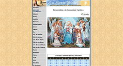 Desktop Screenshot of lasantabiblia.com.ar