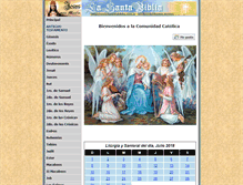 Tablet Screenshot of lasantabiblia.com.ar